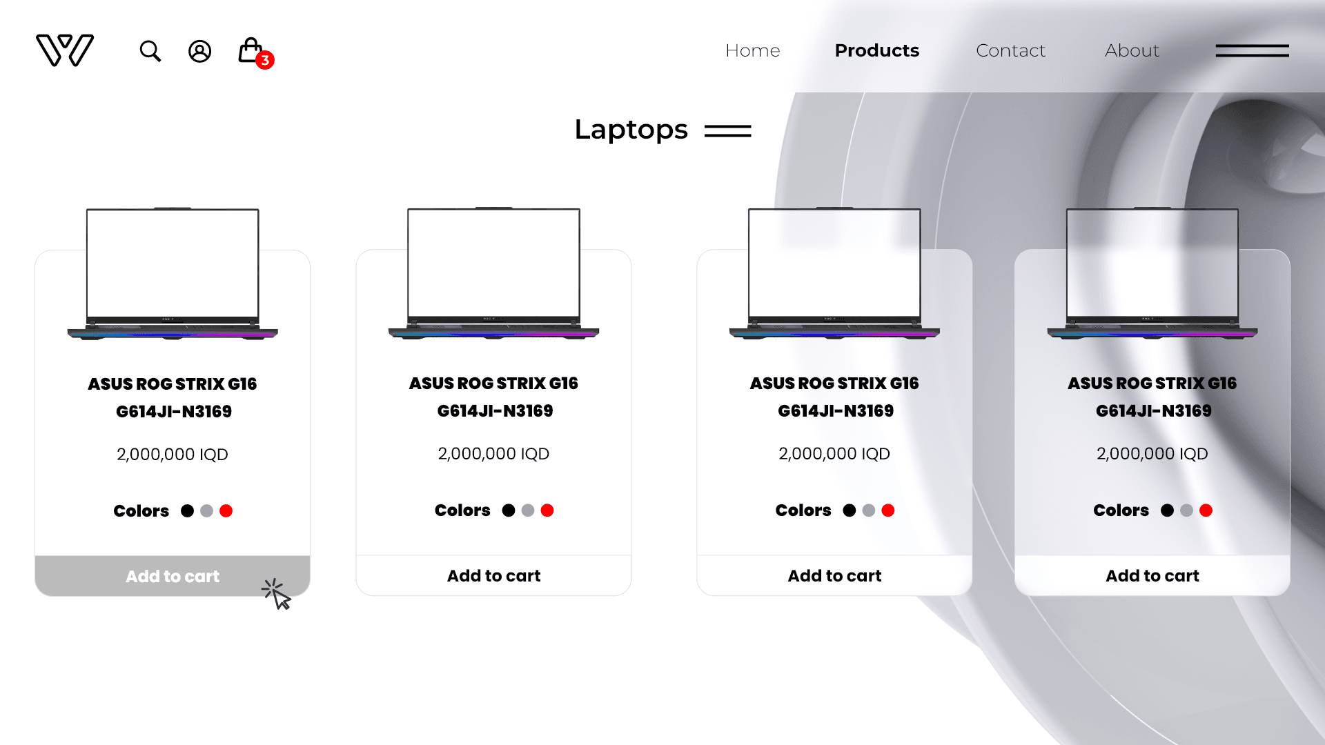 Alwafi laptops catalogue page